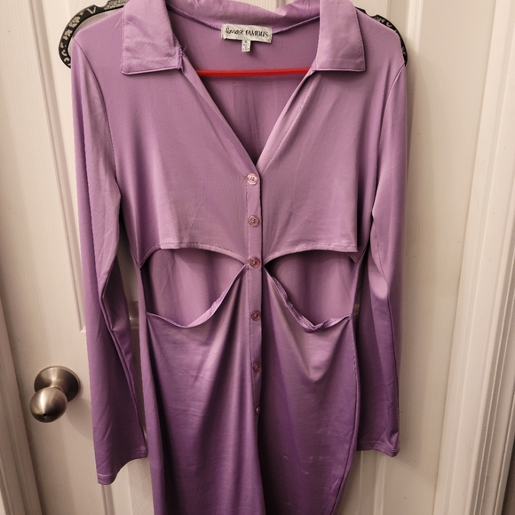 Purple mini dress - Picture 1 of 3